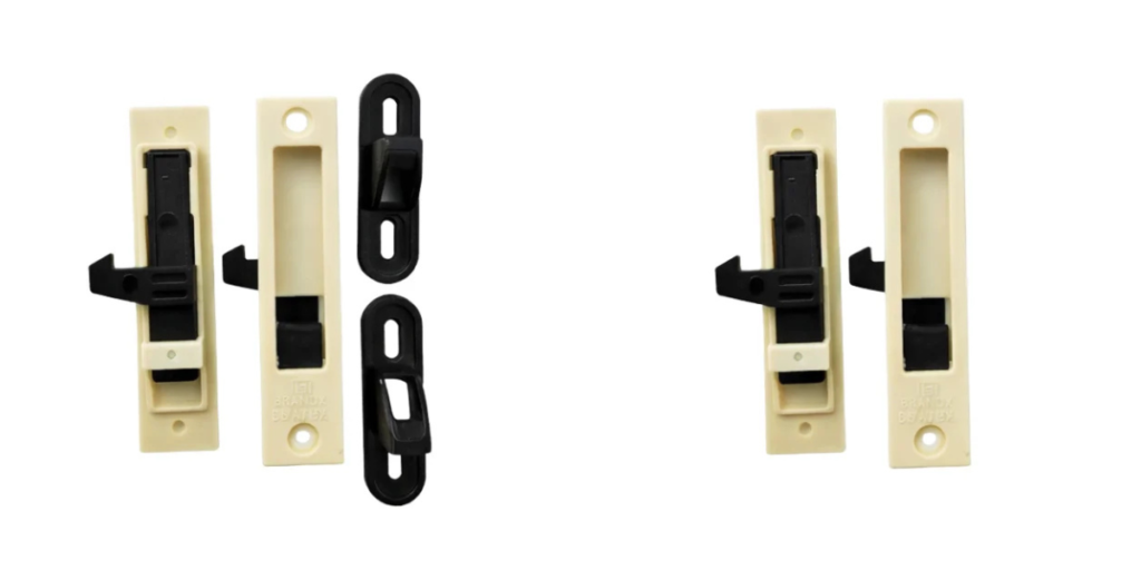 PVC Concealed Ivory Window Lock