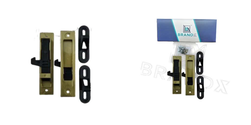 PVC Concealed Golden Window Lock 